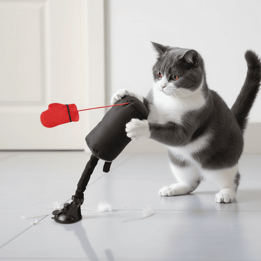 Fun Cat Toy Punching Bag For Active Playful Pets - SweetyGem