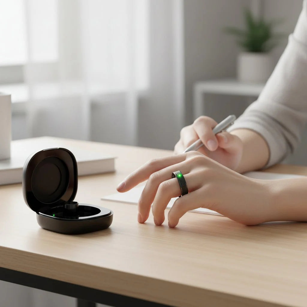 Fitness Tracker Ring with Heart Rate and Sleep Monitor