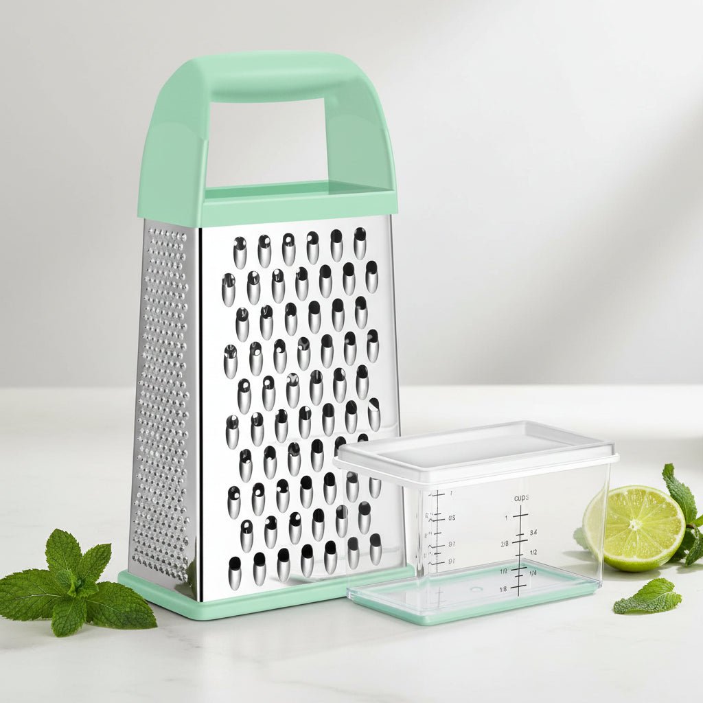 Easy Clean Kitchen Grater Box for Cheese and Veggies