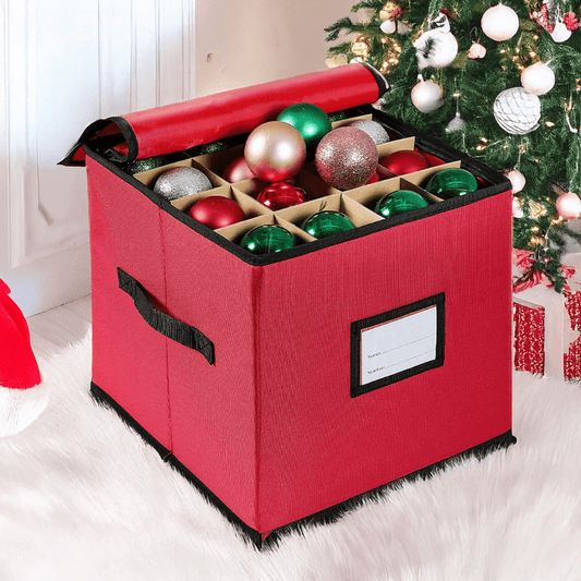 Holiday Ornament Storage Container with Separate Trays - SweetyGem