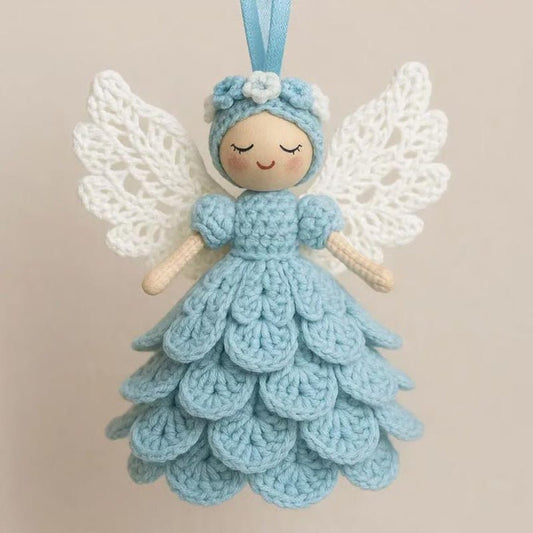 Easy DIY Crochet Angel Ornament Craft Set - SweetyGem