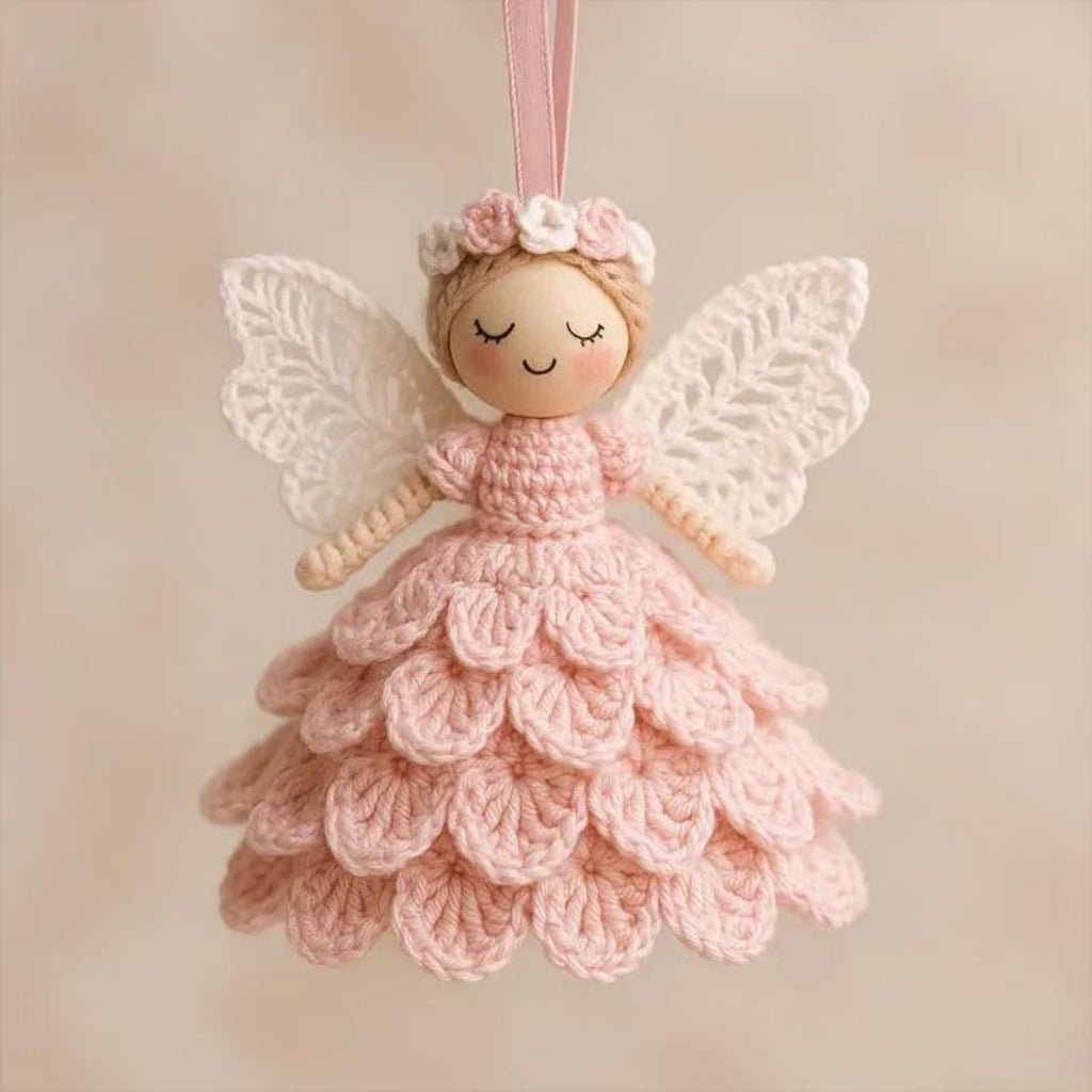 Easy DIY Crochet Angel Ornament Craft Set