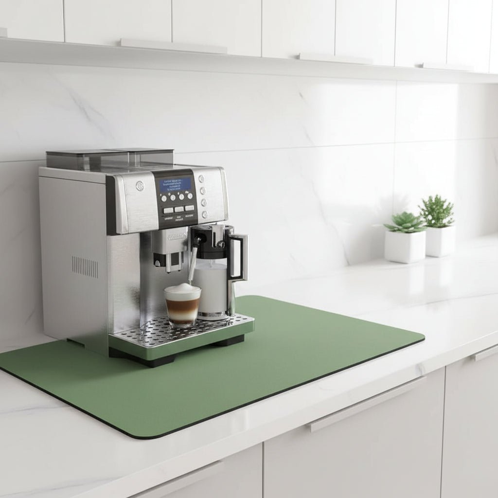 Waterproof Coffee Station Mat Fast Drying Spill Resistant Easy Clean - SweetyGem