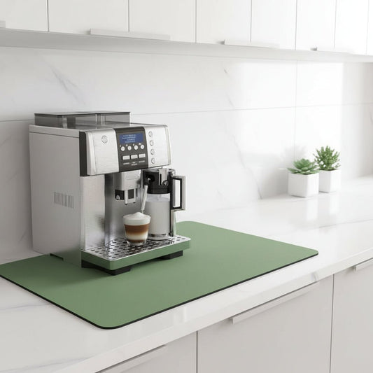 Waterproof Coffee Station Mat Fast Drying Spill Resistant Easy Clean - SweetyGem
