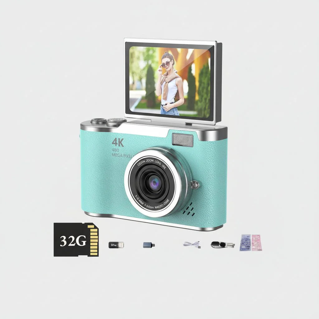 High Definition Flip Camera 8X Zoom 32GB Memory