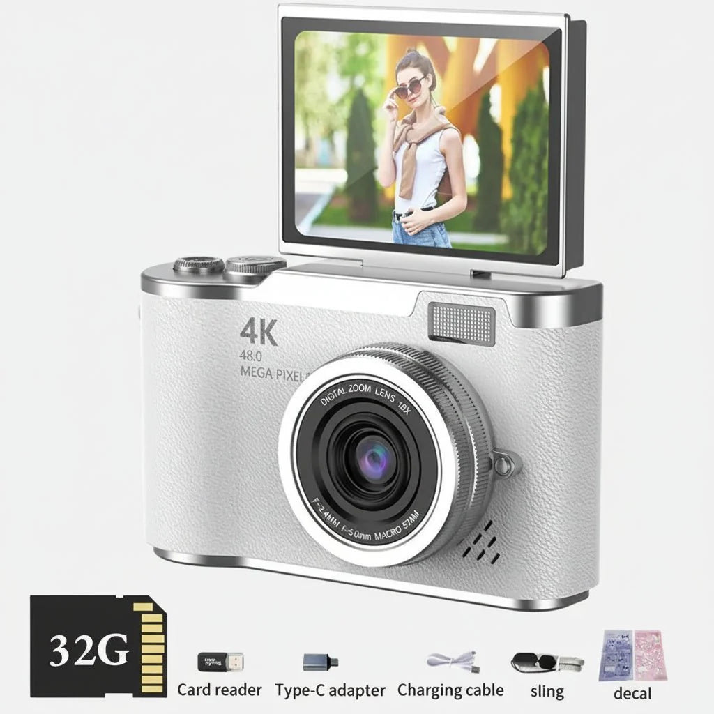 High Definition Flip Camera 8X Zoom 32GB Memory