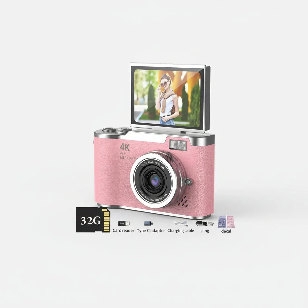 High Definition Flip Camera 8X Zoom 32GB Memory