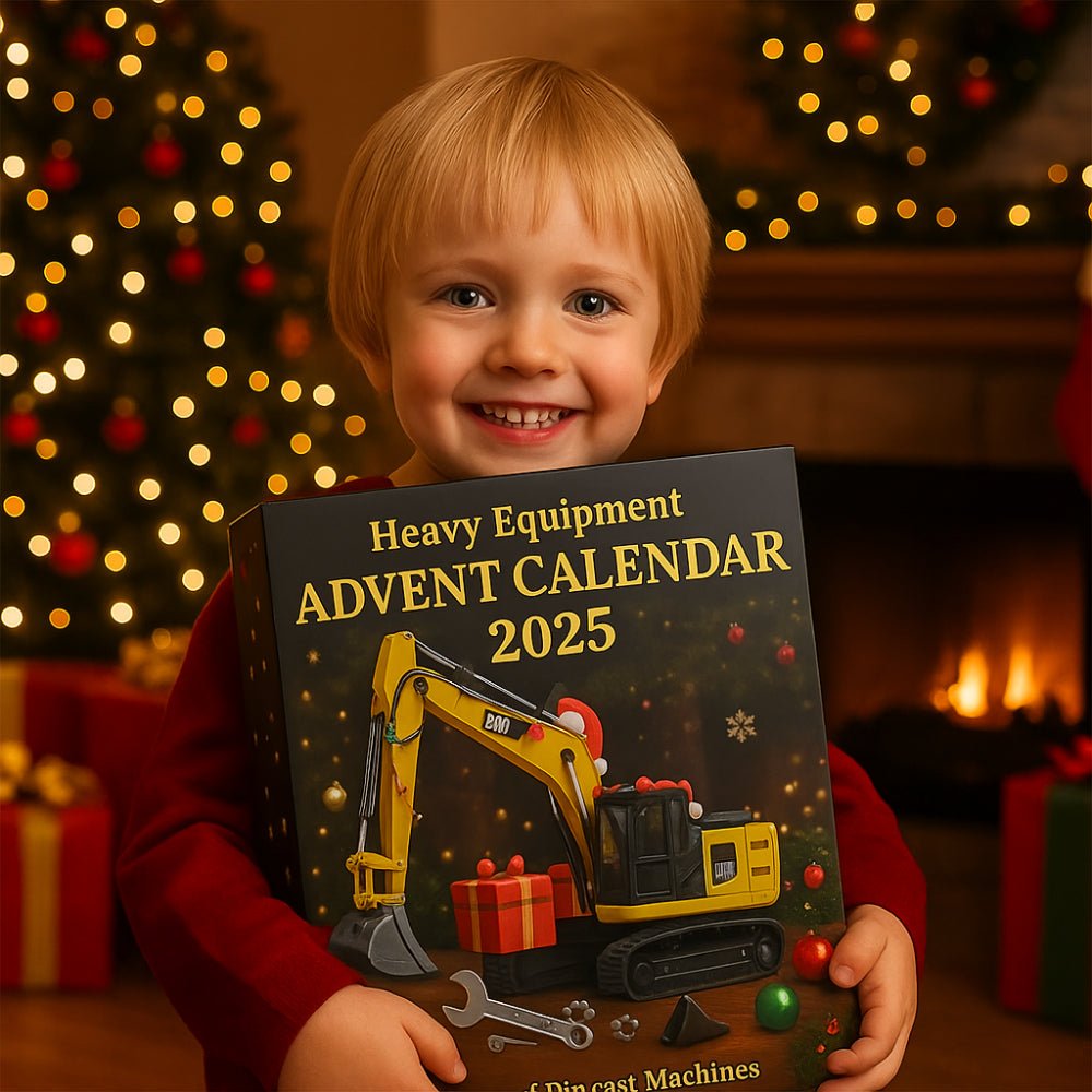Building Equipment 24pc Die-Cast Model Calendar 2025 - SweetyGem
