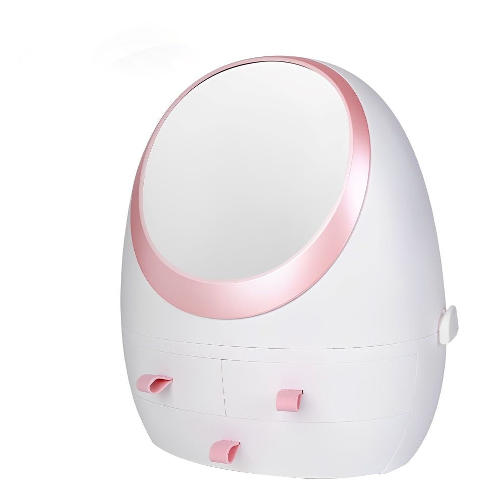 Cosmetic and Makeup Box with LED and Mirror