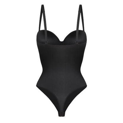 Cupped Thong Bodysuit Shapewear