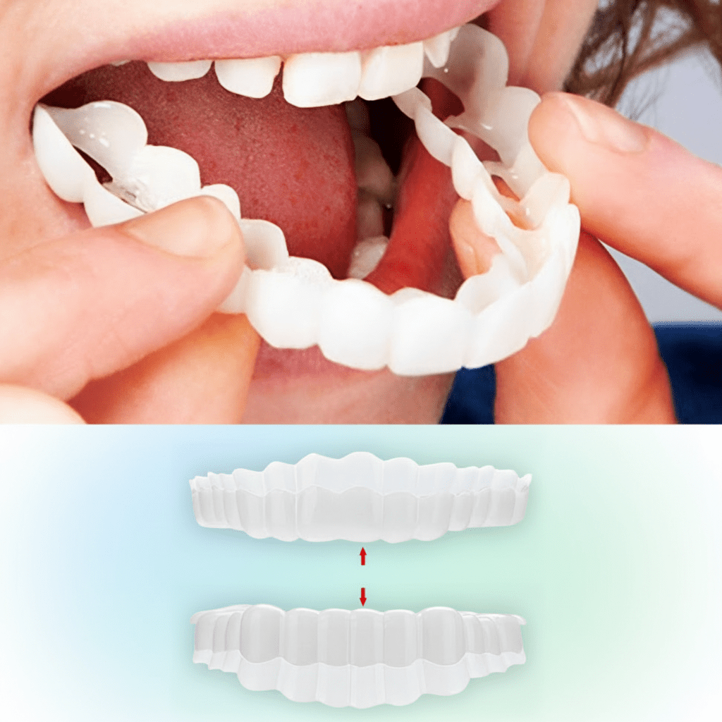 Snap On Custom Fit Dental Veneers Cosmetic Smile