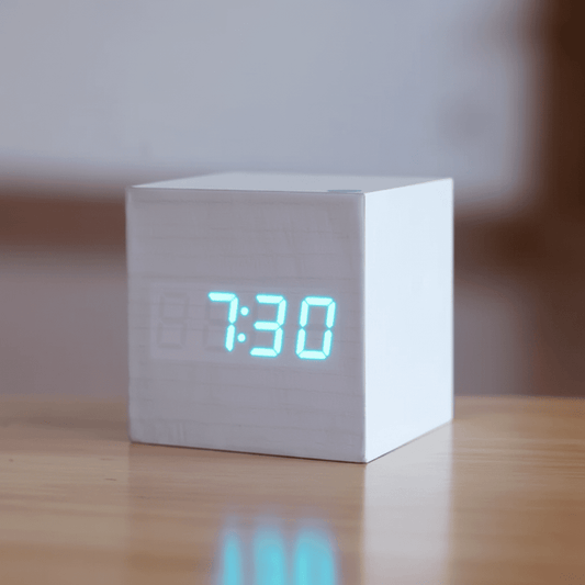 Contemporary Wooden LED Clock for Home Decor - SweetyGem