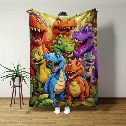Fun Kids Dinosaur Blanket Plush Toy Gift - SweetyGem
