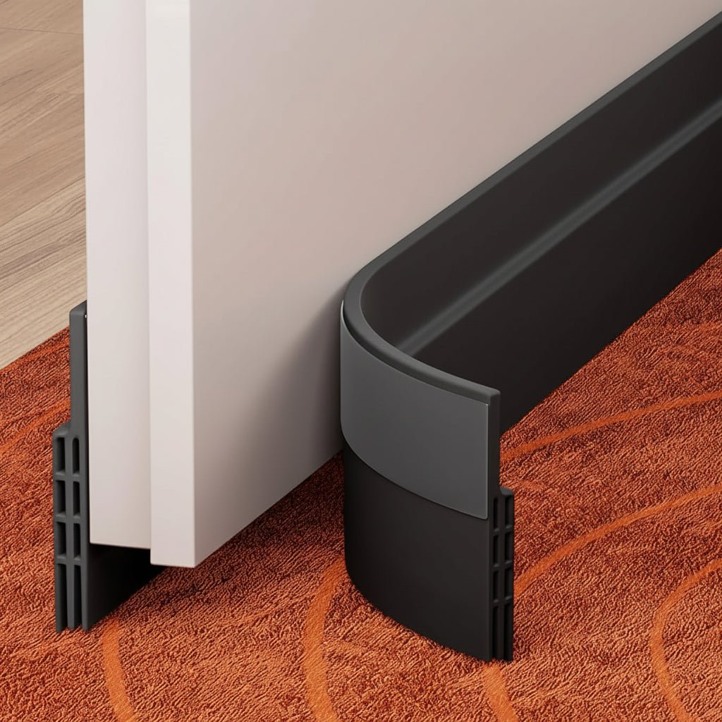 Insulated Door Seal Weatherstrip Noise Reducing Draft Blocker