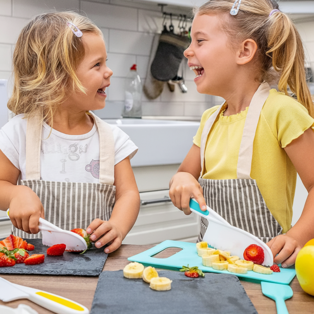 Kids Friendly Play Kitchen Set With Toy Cookware Utensils - SweetyGem