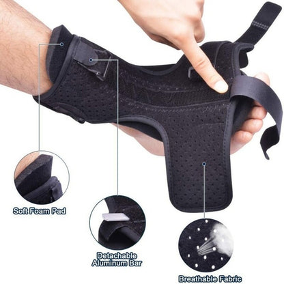 Flexible Dorsal Night Splint with Adjustable Plantar Drop Orthotic Brace