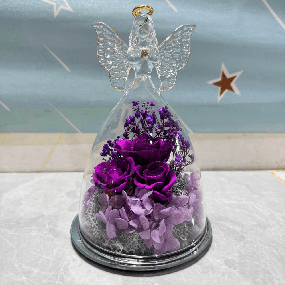 Beautiful Long Lasting Rose LED Table Lamp - SweetyGem