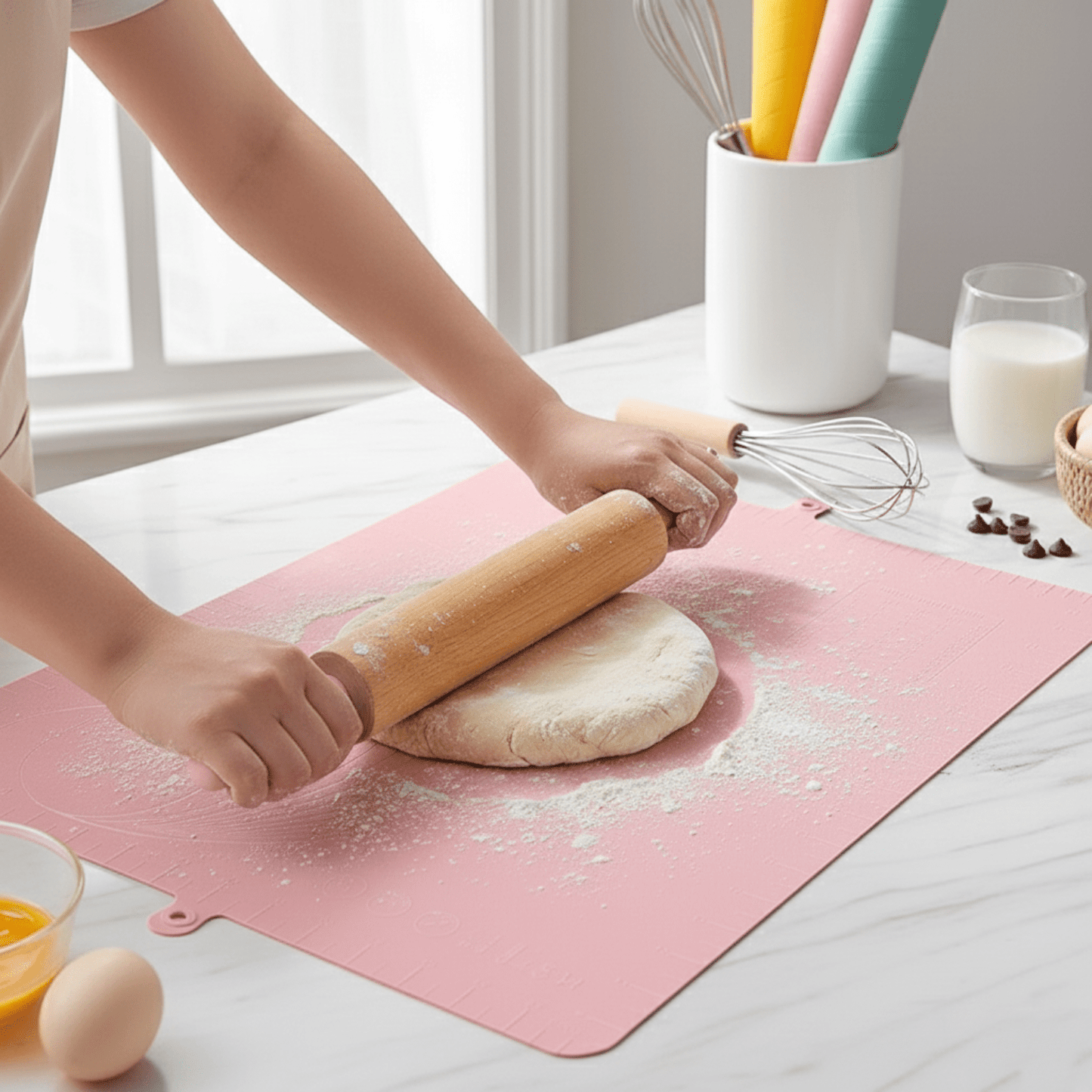 Big Non Stick Silicone Pastry Mat for Kitchen Baking