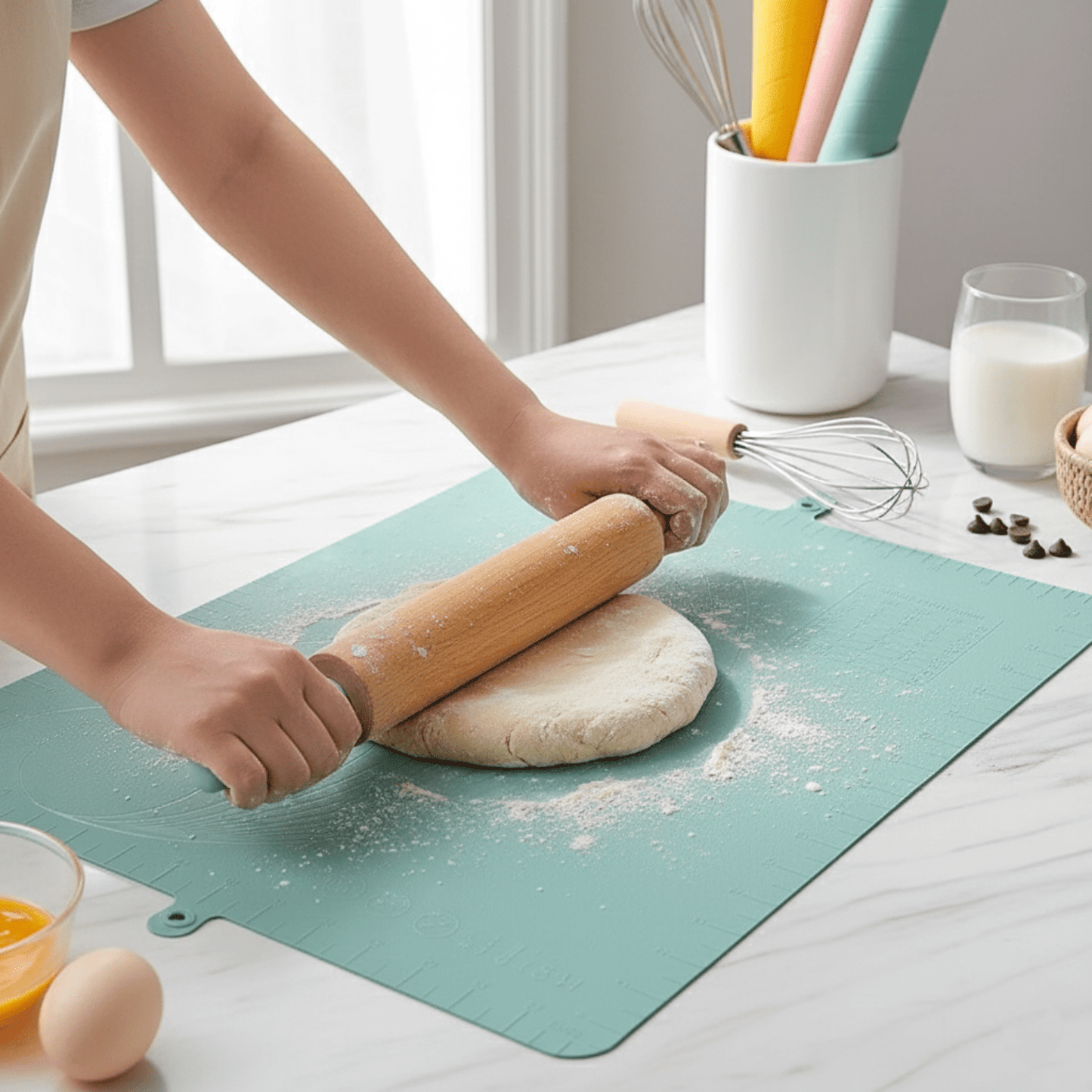 Big Non Stick Silicone Pastry Mat for Kitchen Baking