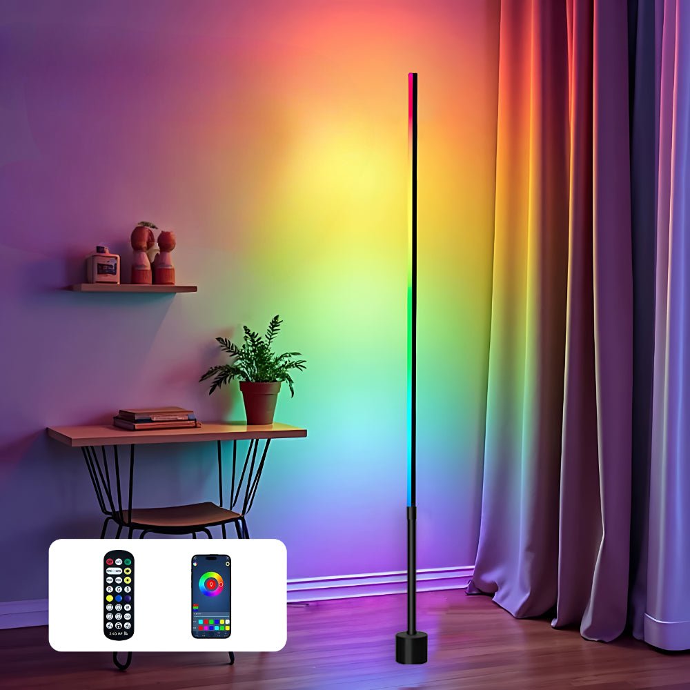 Colorful Smart Corner Lamp with RGB LED Music Light - SweetyGem