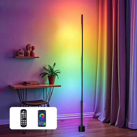Colorful Smart Corner Lamp with RGB LED Music Light - SweetyGem