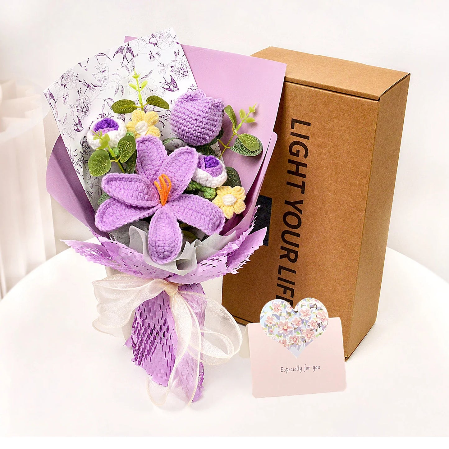 Unique Crochet Floral Arrangement Beautiful Gift Idea