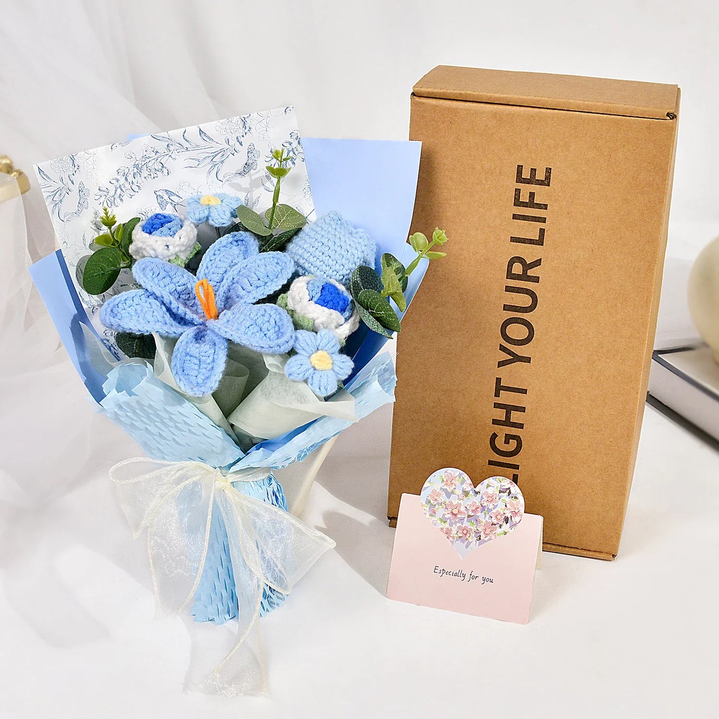 Unique Crochet Floral Arrangement Beautiful Gift Idea