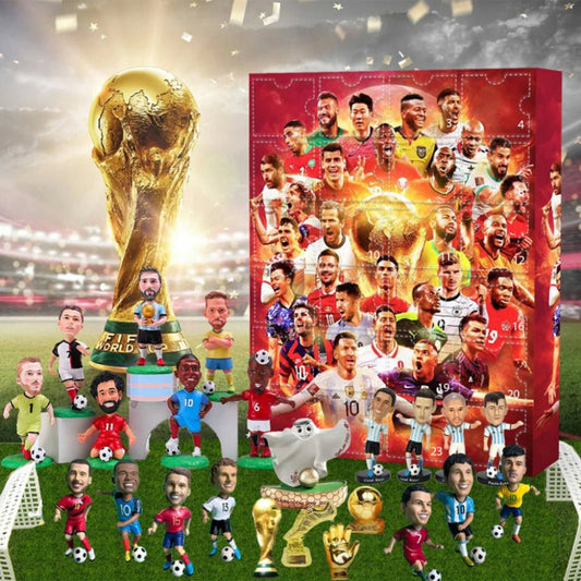 Christmas Countdown Soccer Figure Gift Set for Fans - SweetyGem