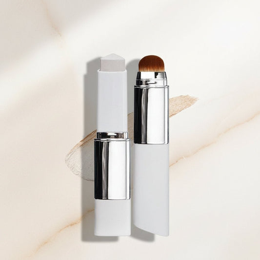 Easy Apply Foundation Brush Dual Tip Flawless Finish - SweetyGem