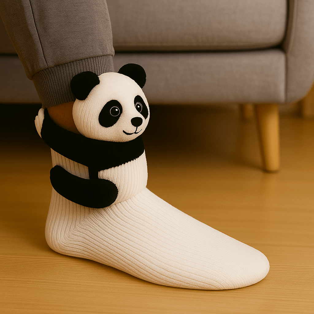 Warm Fuzzy Non-Slip Animal Socks