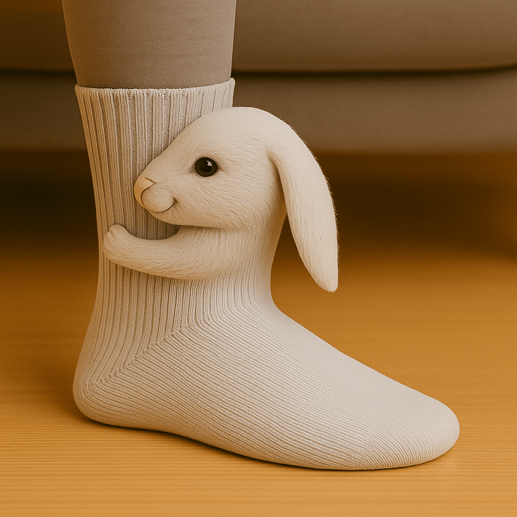 Warm Fuzzy Non-Slip Animal Socks