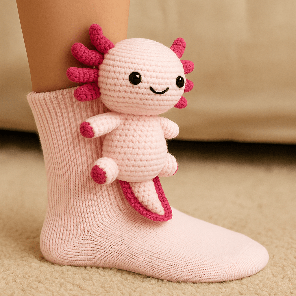 Warm Fuzzy Non-Slip Animal Socks