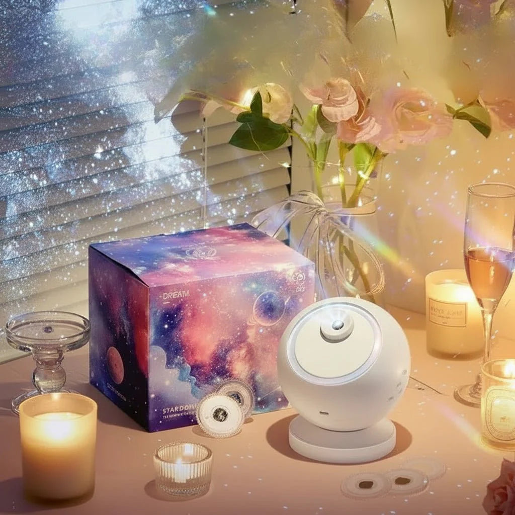 Portable Star Projector Speaker with White Noise - SweetyGem