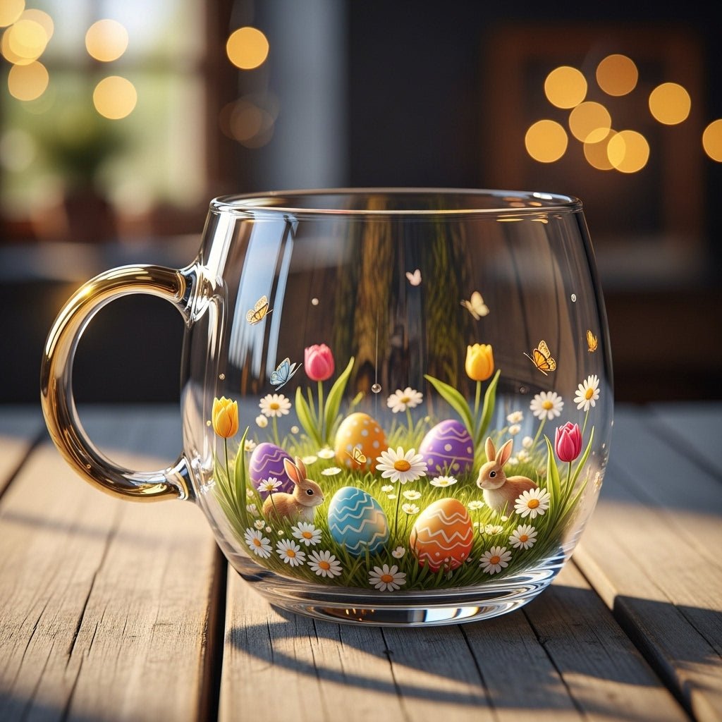 Seasonal Red Holiday Mug for Hot Chocolate Coffee