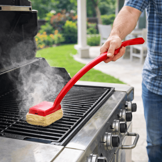 Easy Clean BBQ Brush Long Handle Heat Resistant Steam Cleaner - SweetyGem
