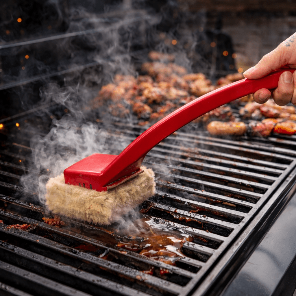 Easy BBQ Steam Cleaner Long Handle Grill Brush - SweetyGem