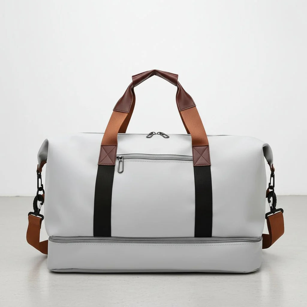 Sporty Travel Duffel Bag with Shoe Pocket - SweetyGem