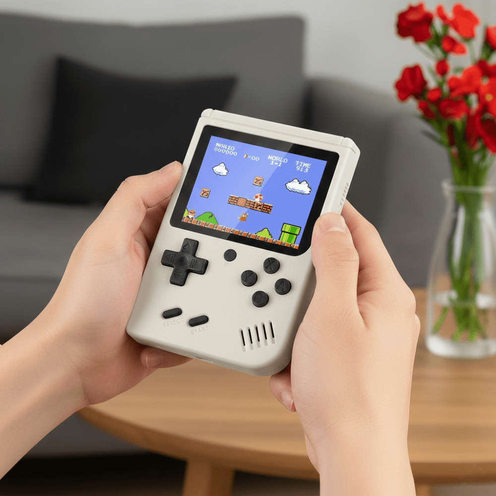 Compact Retro Gaming System 400 Classic Games