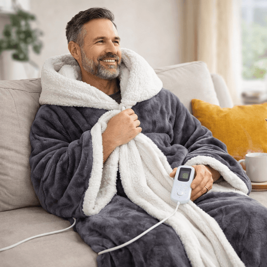 Cozy Electric Wearable Fleece Blanket for Adults - SweetyGem