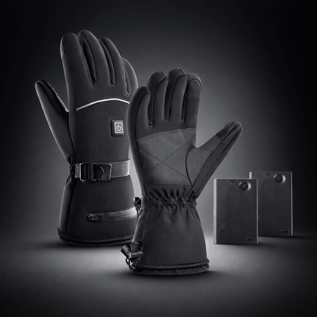 Warm Waterproof Insulated Ski Gloves for Men