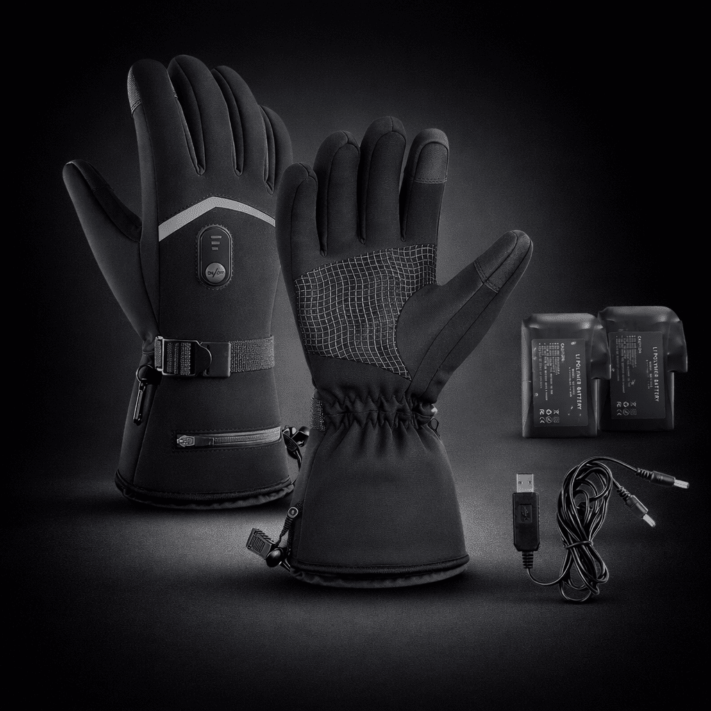 Warm Waterproof Insulated Ski Gloves for Men