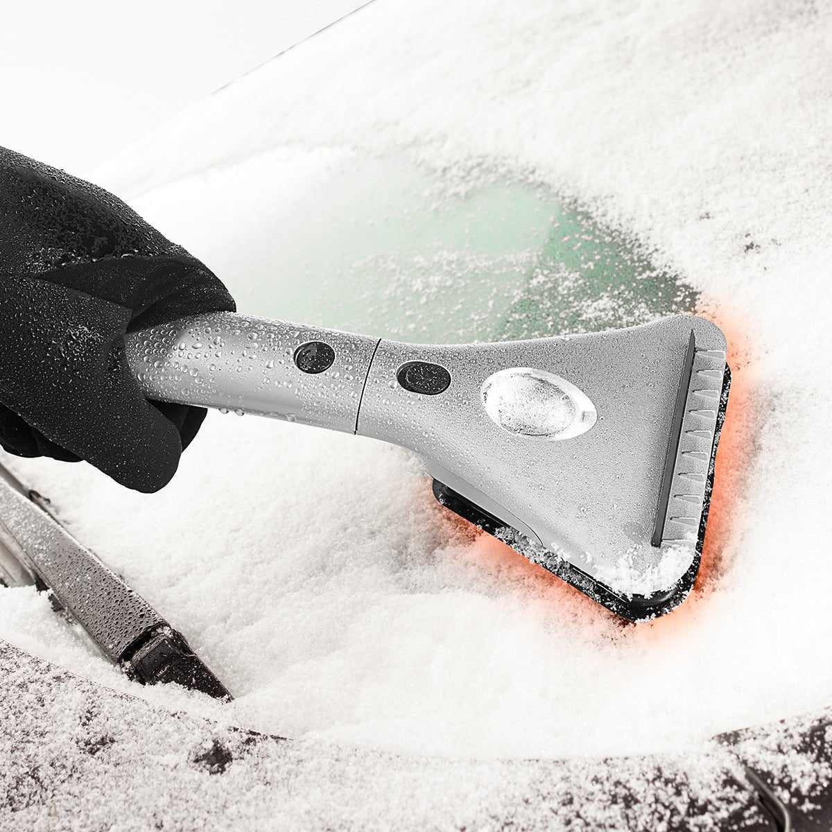 Winter Car Ice Scraper Tool with LED Light - SweetyGem