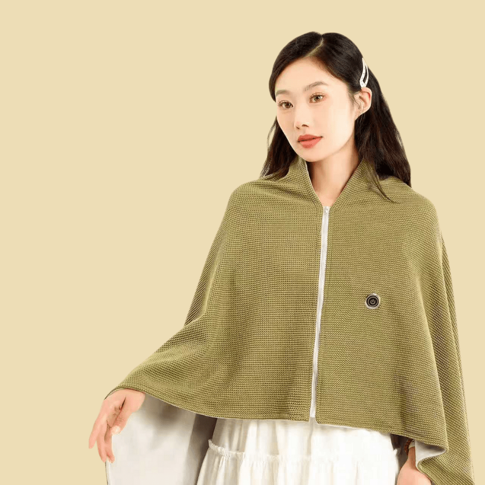 Cozy Electric Heated Wrap for Indoor and Outdoor