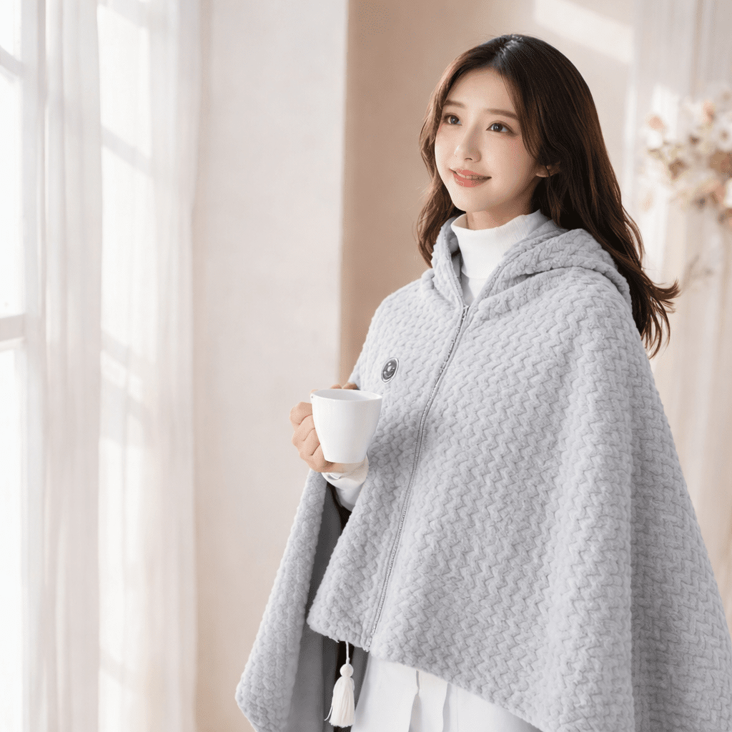 Cozy Electric Heated Wrap for Indoor and Outdoor