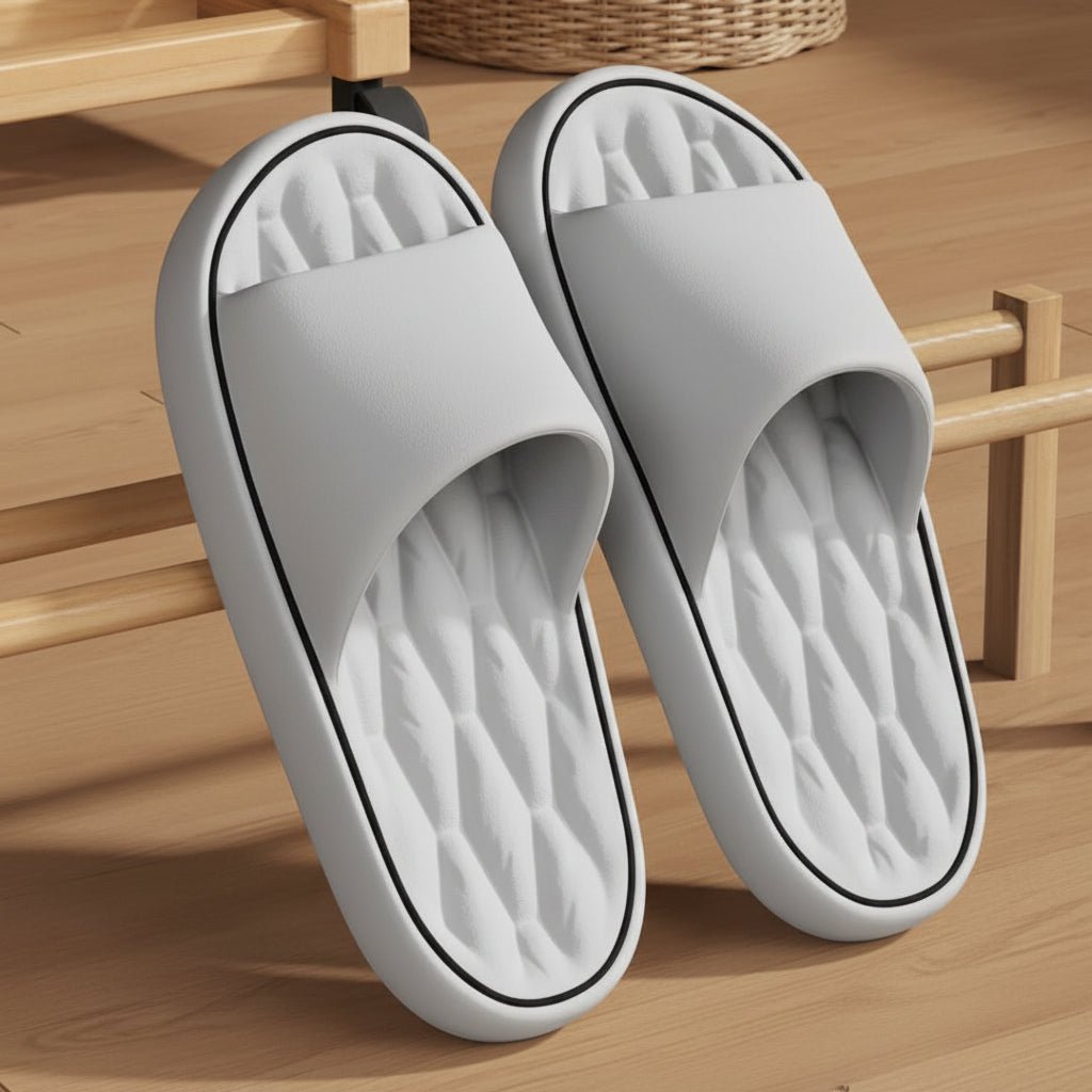 Comfortable Mens Slides Soft Insole Slip On Sandals