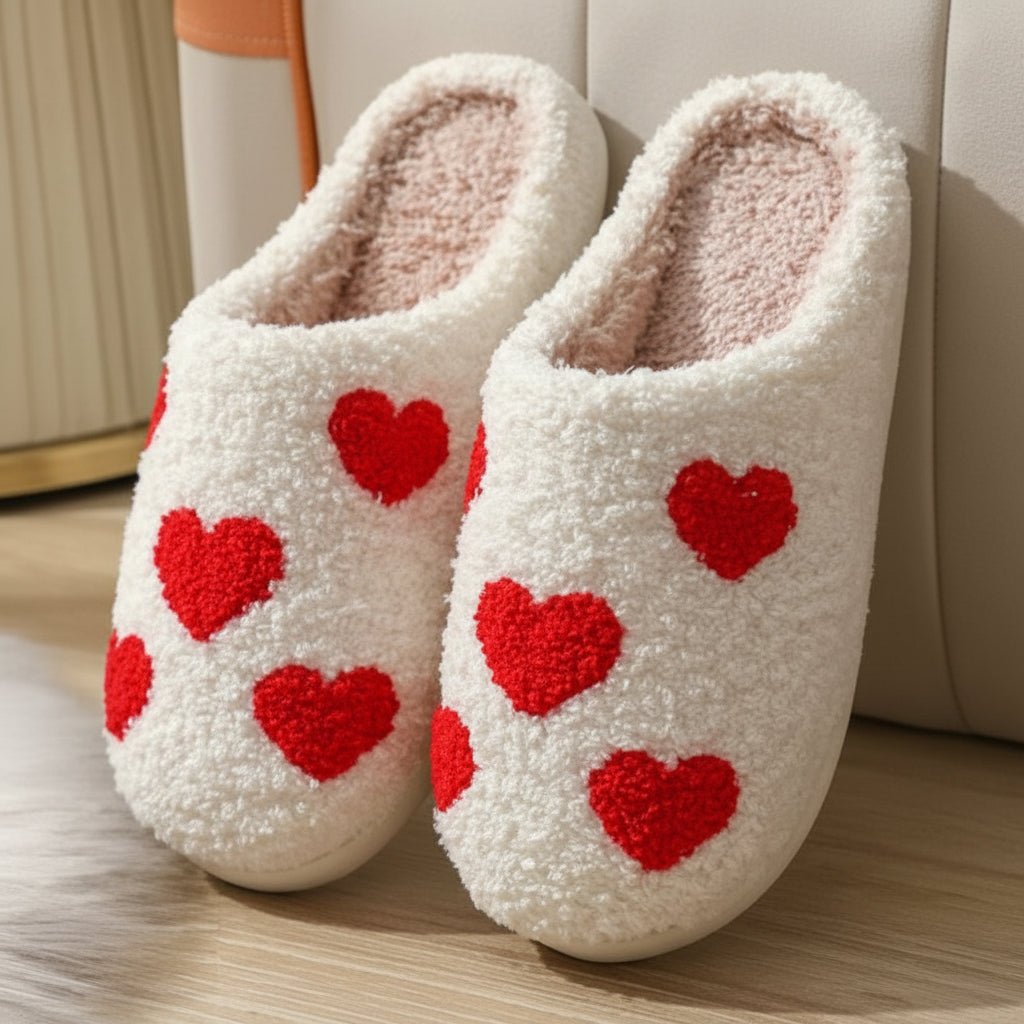 Soft Fuzzy Slippers Cute Mushroom Memory Foam Insole - SweetyGem
