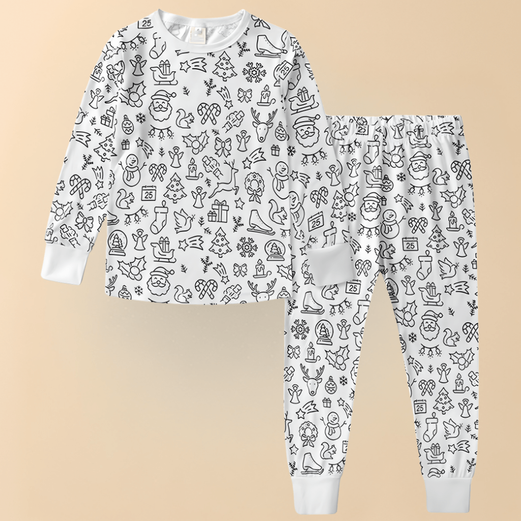 Cozy Holiday PJs for Kids Soft Cotton Sleep Set
