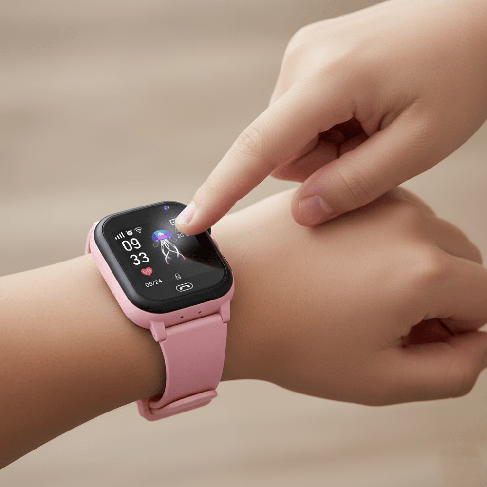 Children's GPS Smart Watch 4G Tracker Cam Safety