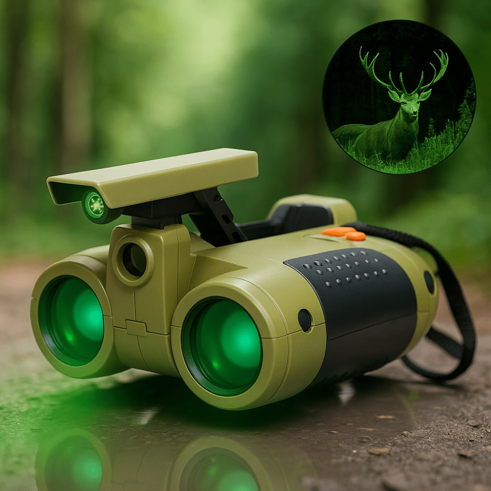 Fun Kids Spy Binoculars Portable Night Vision Toy - SweetyGem