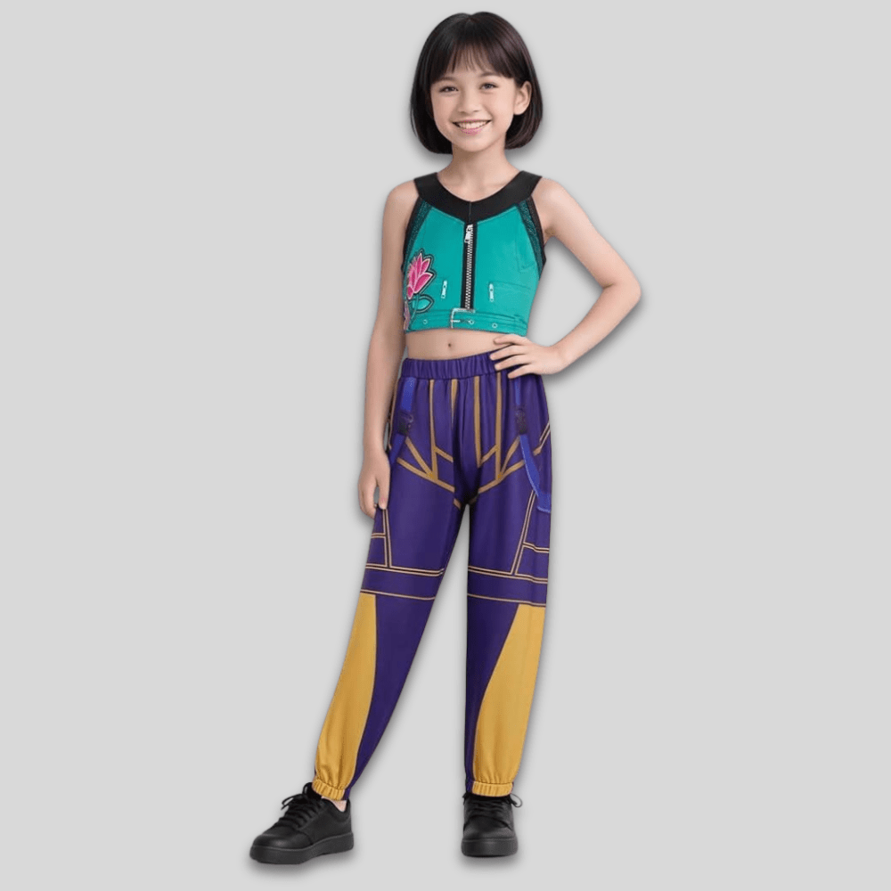 Fun Kpop Dance Costume Set for Kids Parties